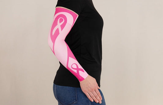 Oops Rack: Ribbon Gradient Compression Arm Sleeve - LympheDIVAs