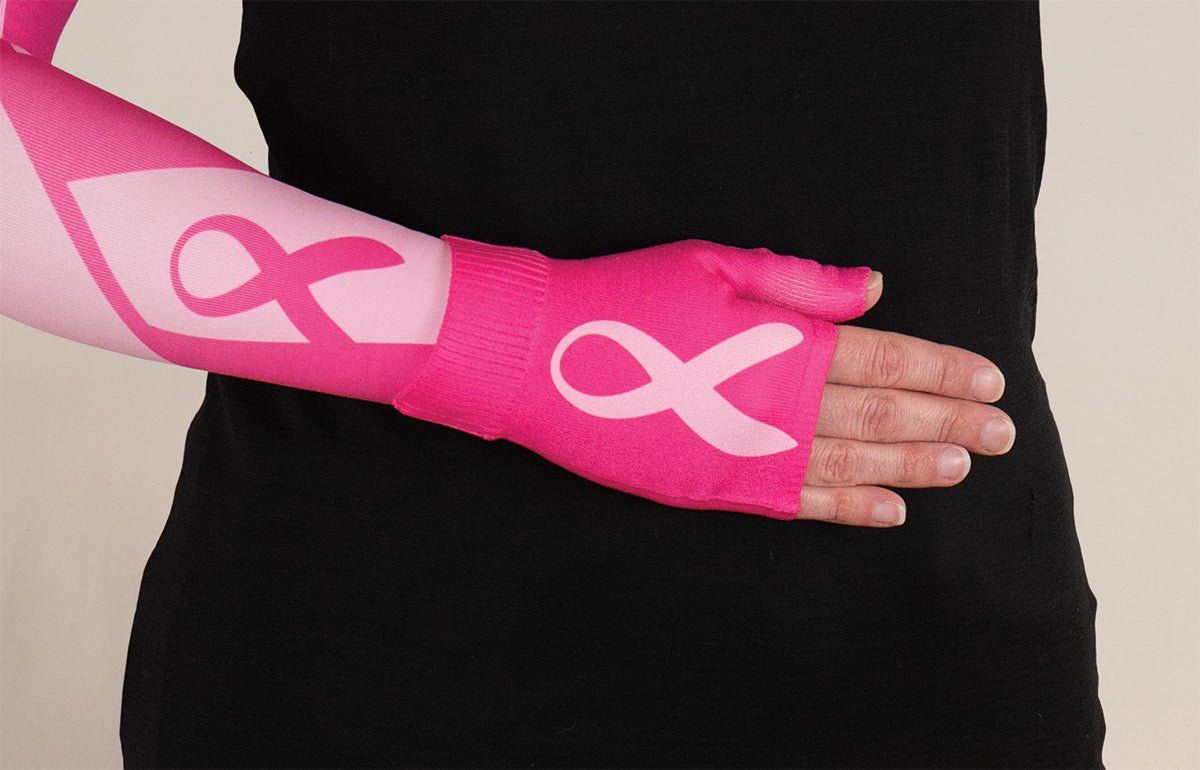 Oops Rack: Ribbon Gradient Compression Gauntlet - LympheDIVAs