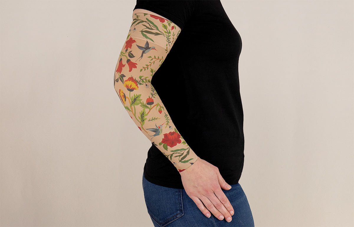 Oops Rack: Serena Gradient Compression Arm Sleeve - LympheDIVAs