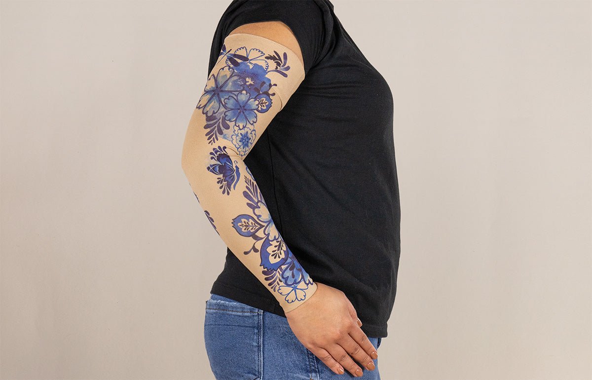 Oops Rack: Serenity Gradient Compression Arm Sleeve - LympheDIVAs