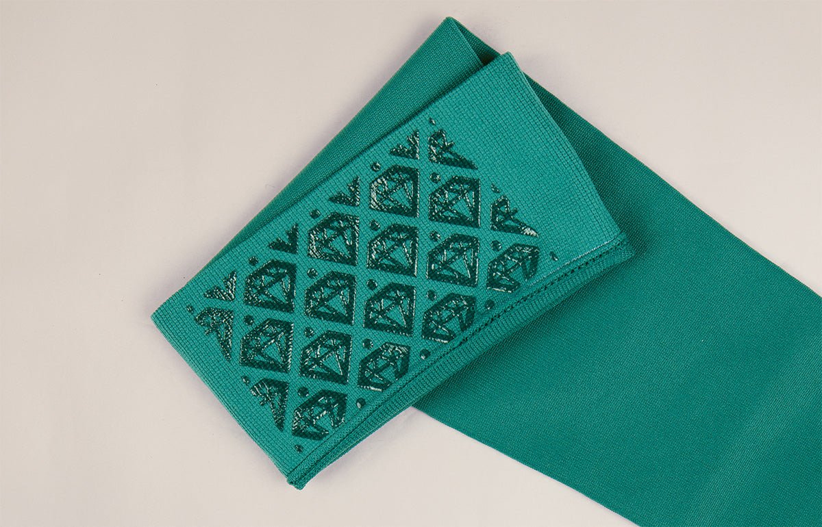 Oops Rack: Spruce Gradient Compression Arm Sleeve - LympheDIVAs