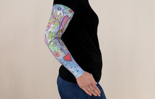 Oops Rack: Tutu Gradient Compression Arm Sleeve - LympheDIVAs