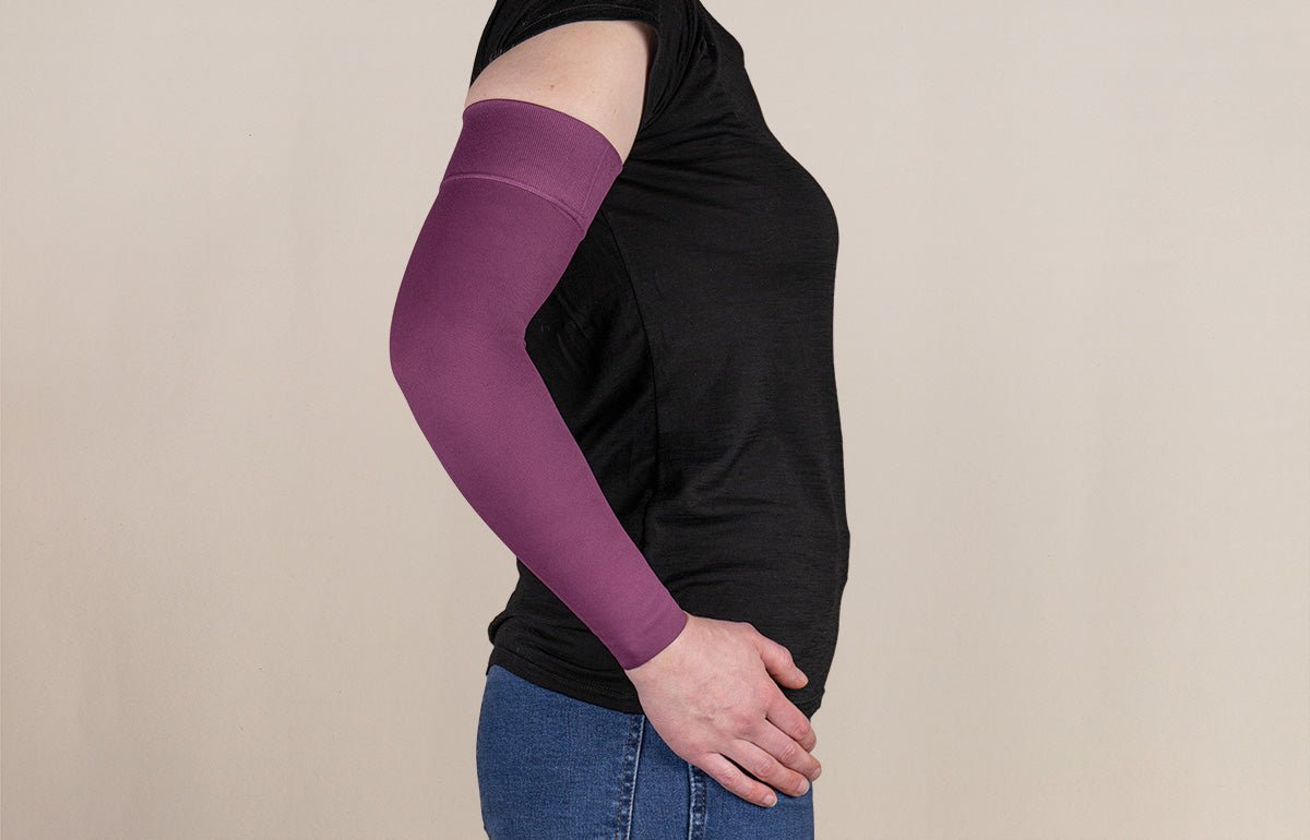 Oops Rack:Purple Gradient Compression Arm Sleeve - LympheDIVAs