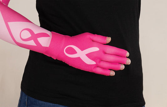 Oops Rack:Ribbon Gradient Compression Glove - LympheDIVAs