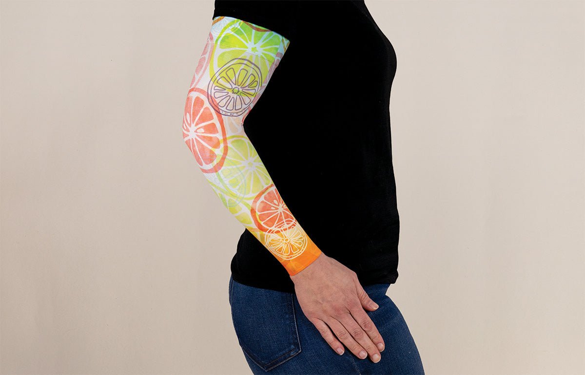 Paloma Gradient Compression Arm Sleeve - LympheDIVAs