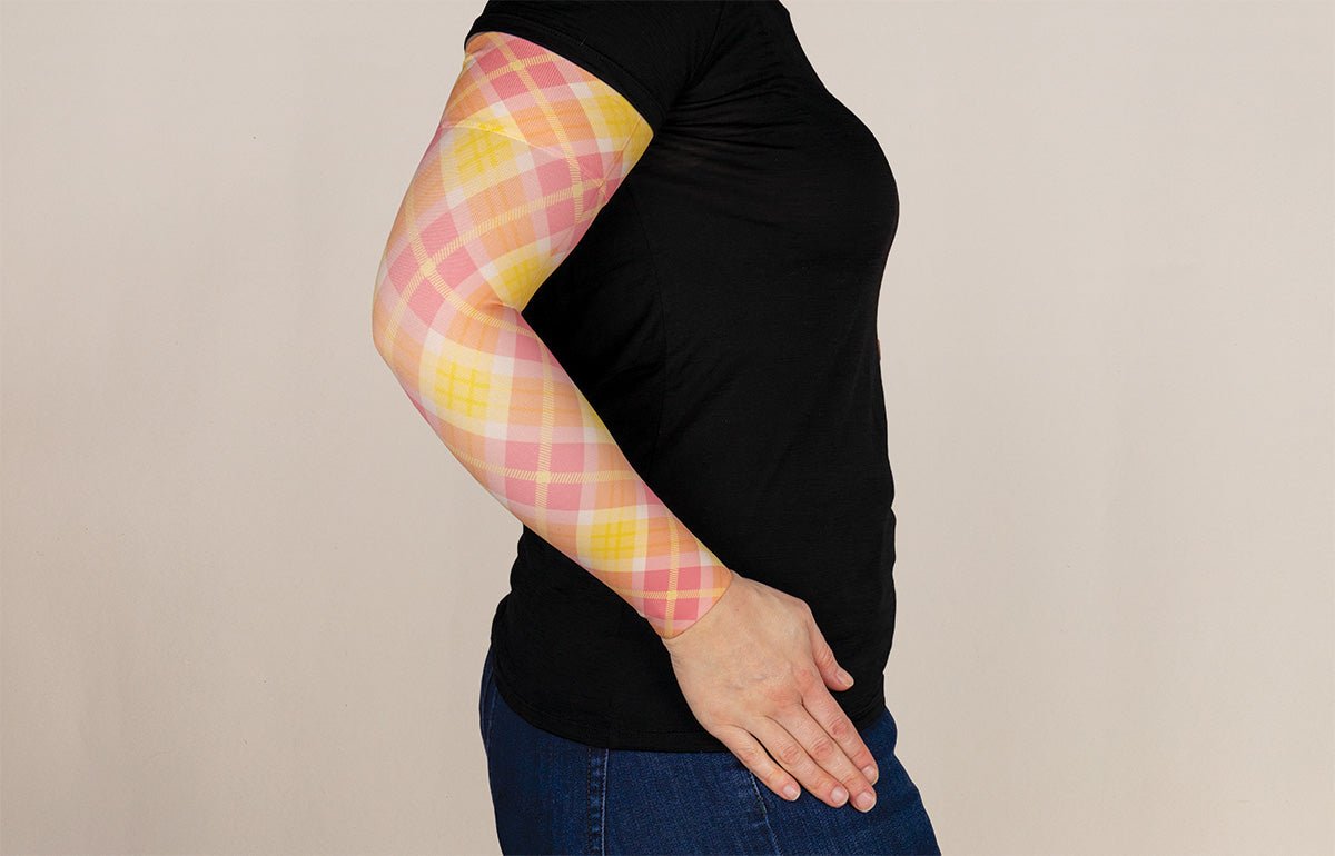 Picnic Gradient Compression Arm Sleeve - LympheDIVAs