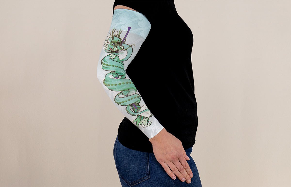 Power Gradient Compression Arm Sleeve - LympheDIVAs