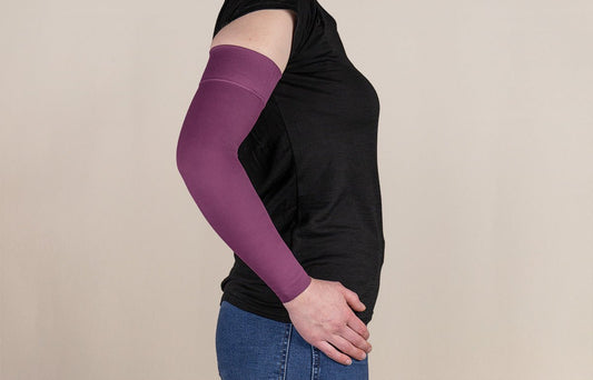 Purple Gradient Compression Arm Sleeve - LympheDIVAs