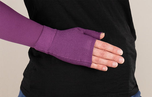 Purple Gradient Compression Gauntlet - LympheDIVAs