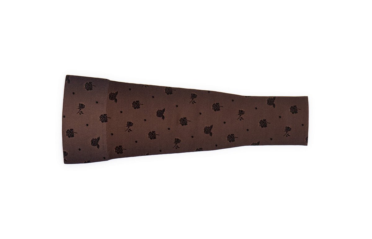 Rose Noir Mocha Gradient Compression Arm Sleeve - LympheDIVAs