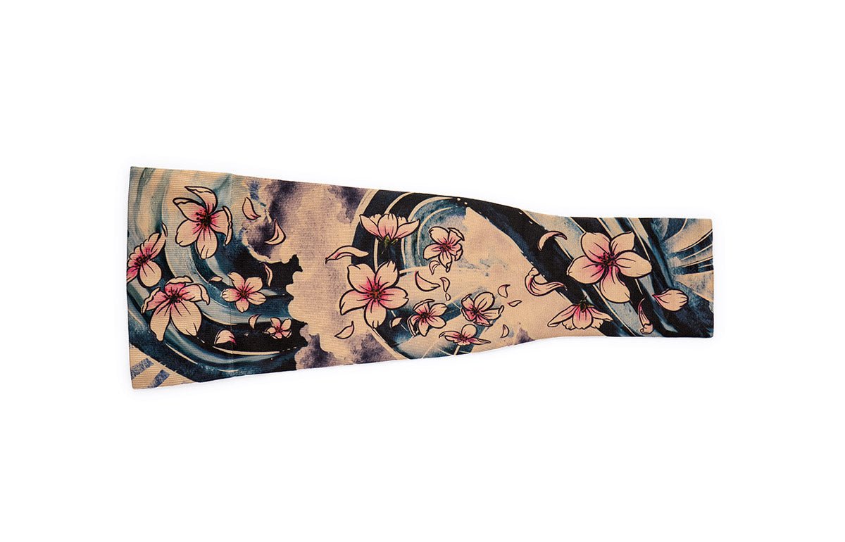 Sakura Beige Gradient Compression Arm Sleeve - LympheDIVAs