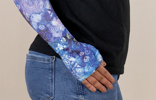 Sapphire Gradient Compression Gauntlet - LympheDIVAs