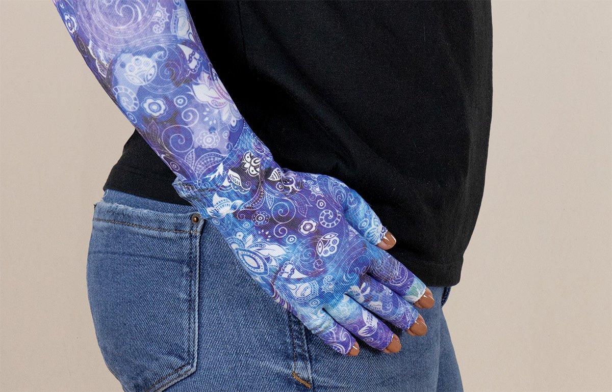 Sapphire Gradient Compression Glove - LympheDIVAs