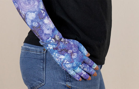 Sapphire Gradient Compression Glove - LympheDIVAs