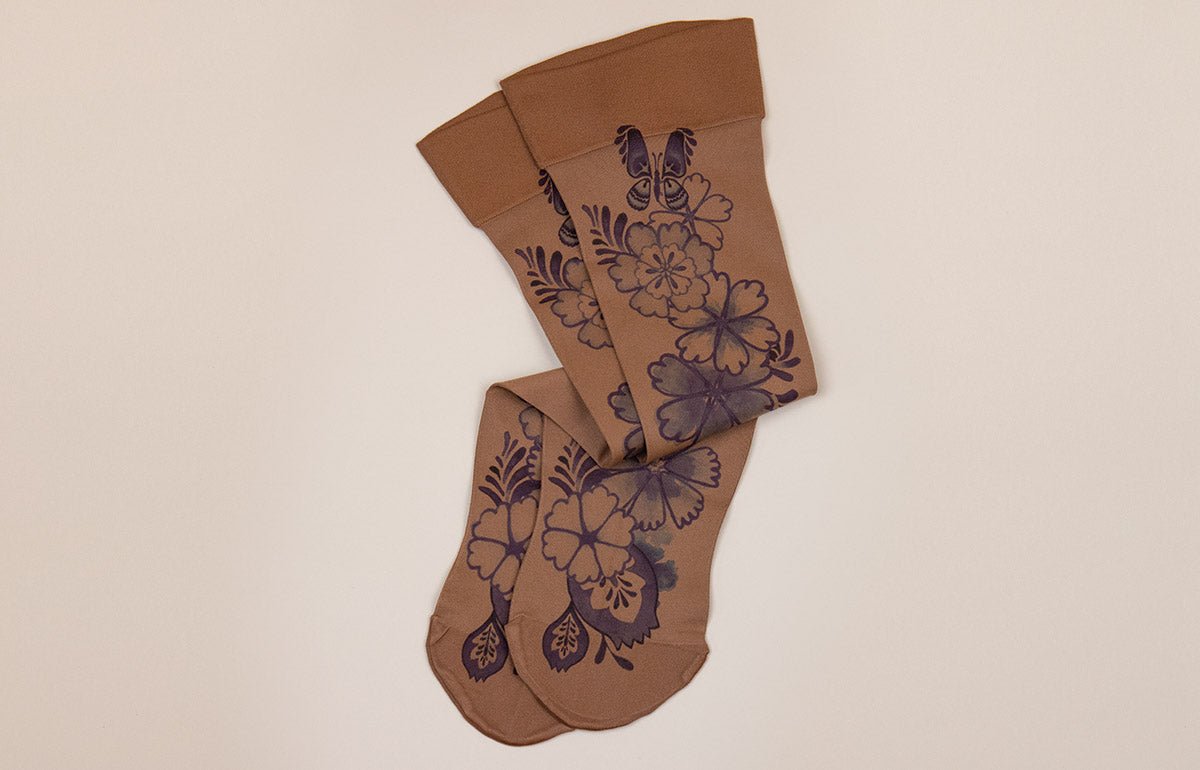 Serenity Mocha Gradient Compression Socks - LympheDIVAs