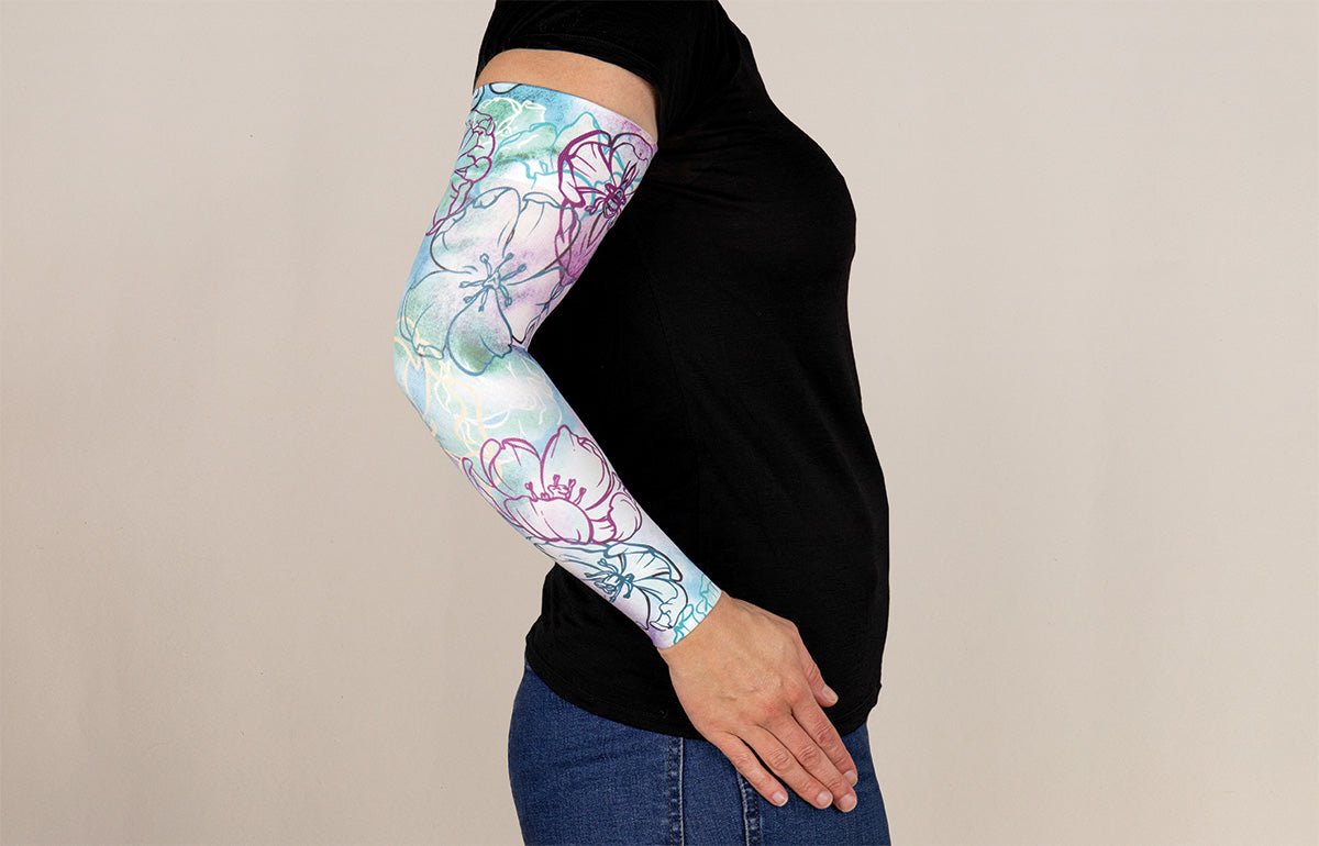 Sophie Gradient Compression Arm Sleeve - LympheDIVAs