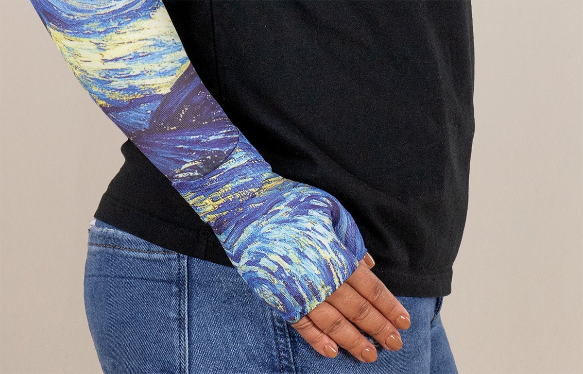 Starry Night Gradient Compression Gauntlet - LympheDIVAs