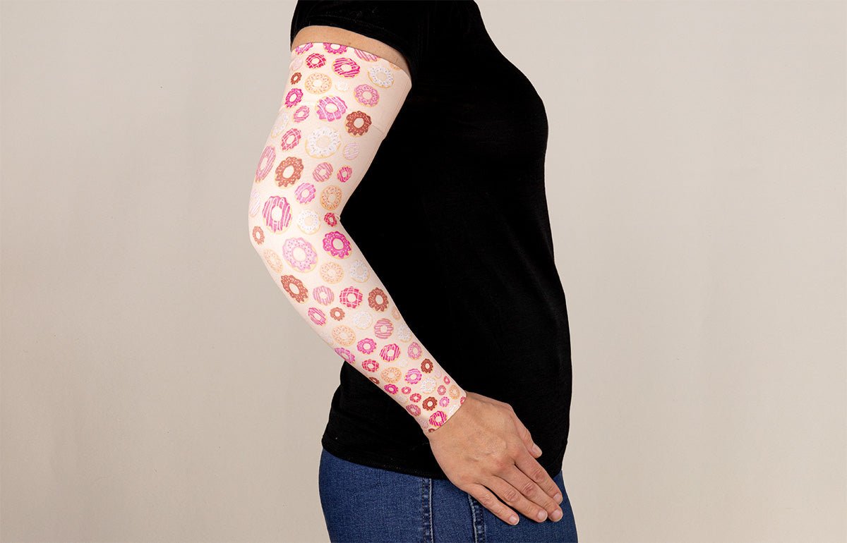 Sweet Tooth Gradient Compression Arm Sleeve - LympheDIVAs