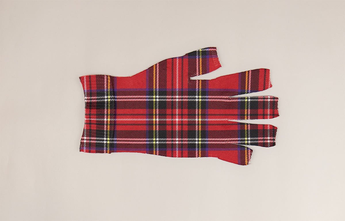 Tartan Gradient Compression Glove - LympheDIVAs