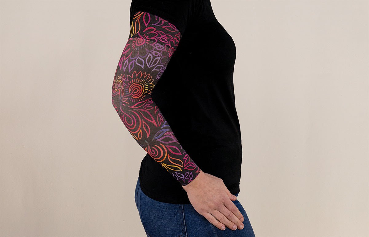 Vibrance Gradient Compression Arm Sleeve - LympheDIVAs