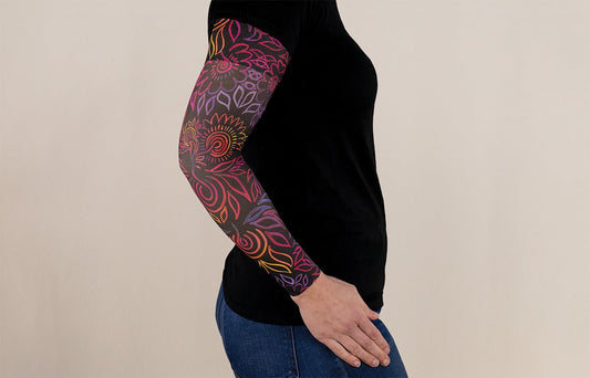 Vibrance Gradient Compression Arm Sleeve - LympheDIVAs