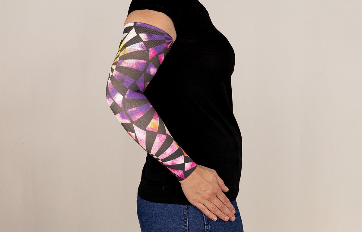 Vision Gradient Compression Arm Sleeve - LympheDIVAs