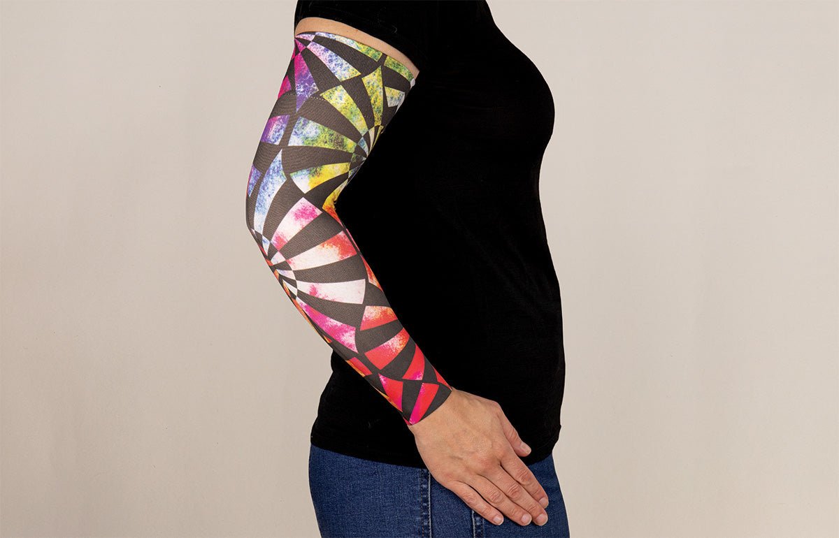 Vision Gradient Compression Arm Sleeve - LympheDIVAs