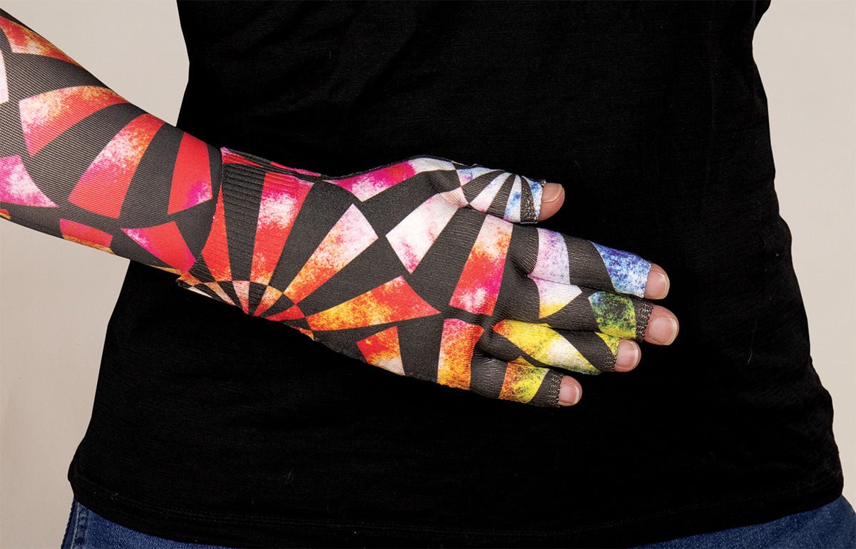 Vision Gradient Compression Glove - LympheDIVAs